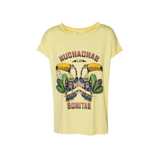 Camiseta muchacha, tallas - l, color - amarillo pastel 1