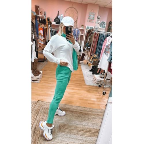 Pantalon basic, color - verde, tallas - 34 1