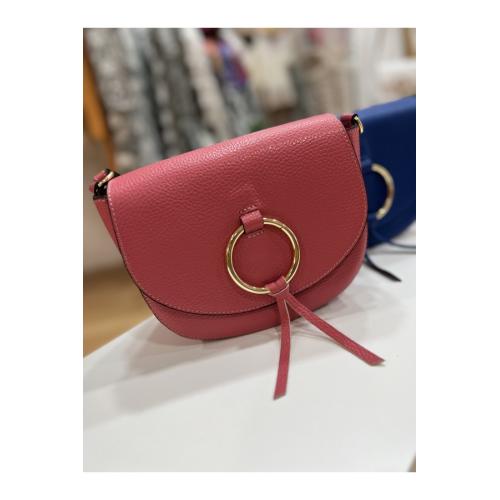 Bolso aro, color - fucsia 1