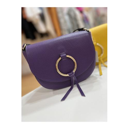 Bolso aro, color - morado 1