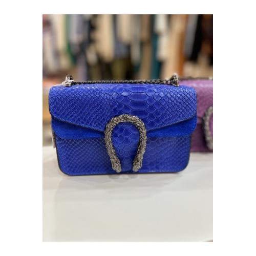 Bolso snake, color - azul klein 1